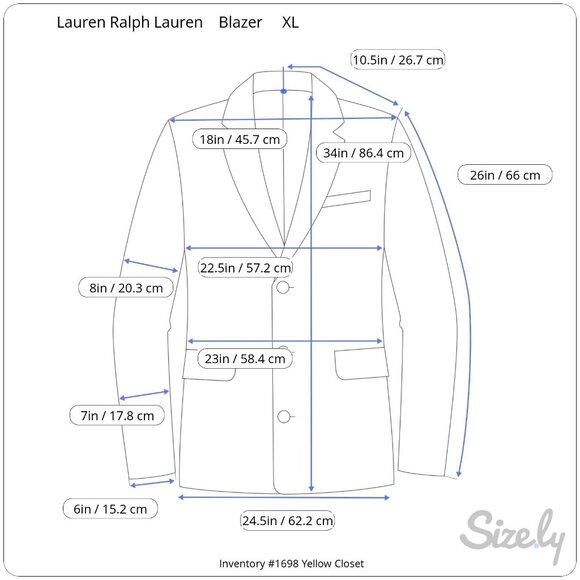 Lauren Ralph Lauren Black 43L Single Vent Two Button Camel Hair Blazer Four Butt - Picture 11 of 11